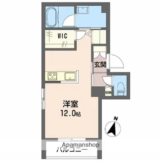 メゾンド光町【1階】の間取り