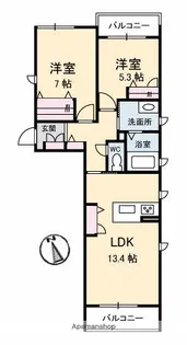 ガーデンズスクエア広【3階】の間取り