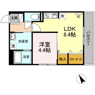 UMWELT BILD DREI【3階】の間取り
