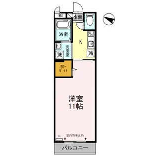 ラール古新開【2階】の間取り