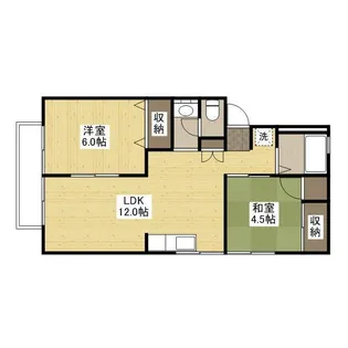 プレジール高広【1階】の間取り