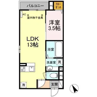 CASAニックスⅣ【1階】の間取り
