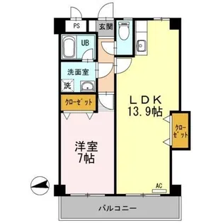 U-FLATS【3階】の間取り
