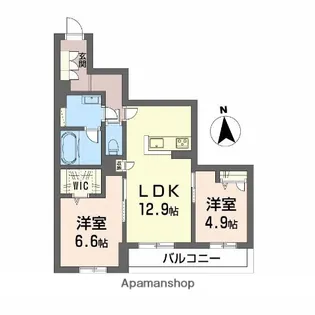 セレーナエルフォ【2階】の間取り