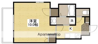 シャテロ矢賀【5階】の間取り