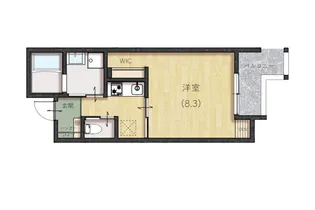 LIEN CORT宇品【3階】の間取り