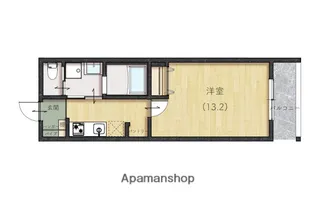 Lien Cort宇品【3階】の間取り