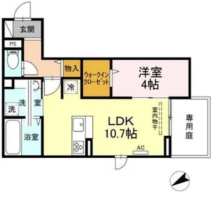 CASAニックス3【1階】の間取り