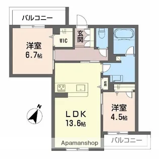 MaisondeColline【3階】の間取り
