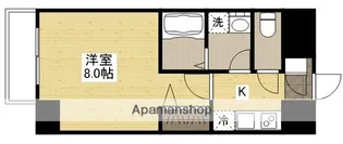 ボヌール矢賀【3階】の間取り