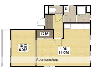 浅海ビル【2階】の間取り