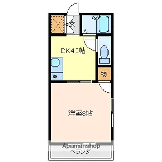 パステルクボ6【2階】の間取り