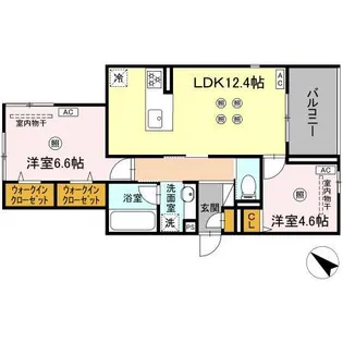 スリールコート【3階】の間取り