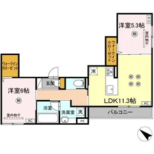スリールコート【3階】の間取り