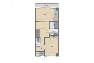 やまひろビル【201号室号室】の間取り