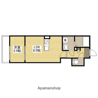 KLALISS西原【1階】の間取り