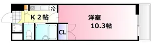 アルティメイトBUILDING.楠木【203号室号室】の間取り