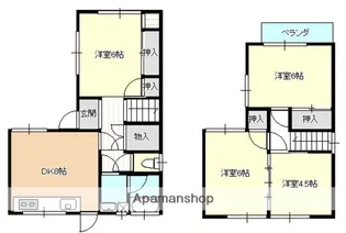 広島県広島市安佐南区西原2丁目【一戸建】の間取り