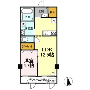阿品ビル【2階】の間取り