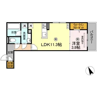 CAMPANELLA舟入南【2階】の間取り