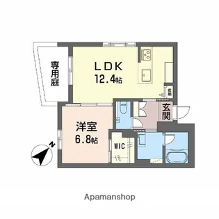 YanagiTakasu【1階】の間取り