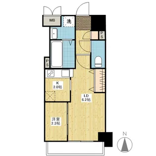 月光鎮守府【12階】の間取り