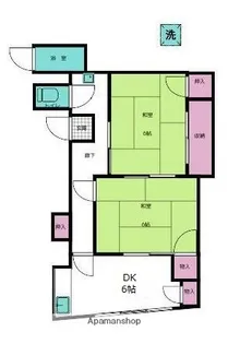 縄田ビル【2階】の間取り