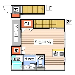 VILLA CANNELE【2階】の間取り