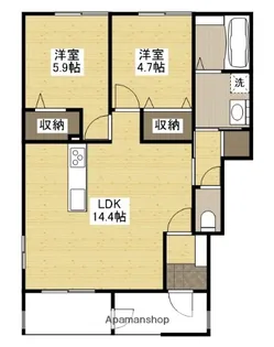 アルクス長束【1階】の間取り
