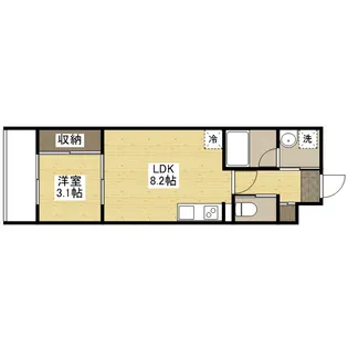 YELLSTAGE長束EAST【3階】の間取り