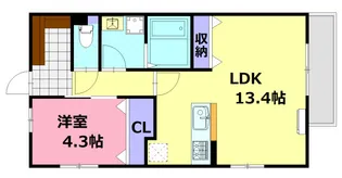 アーデル美鈴園【3階】の間取り