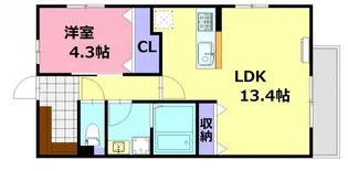 アーデル美鈴園【3階】の間取り