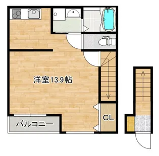 エスポワールTⅧ【2階】の間取り