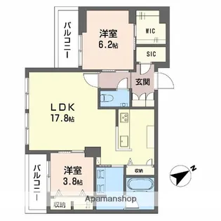 ALLUME【4階】の間取り