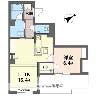 ALLUME【1階】の間取り