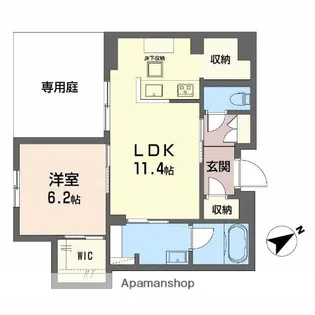 ALLUME【1階】の間取り