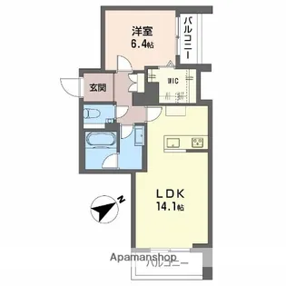 ALLUME【2階】の間取り