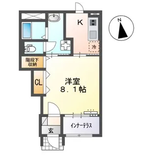 仮)スターテラスⅡ五日市中央【1階】の間取り