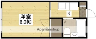 グリーンハウス翠【2階】の間取り