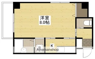 コーナービル【9階】の間取り