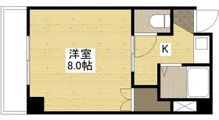 ハーモニー光町【4階】の間取り