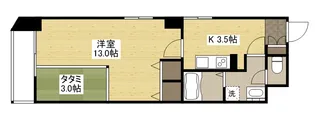 グランドルチェ国泰寺【3階】の間取り