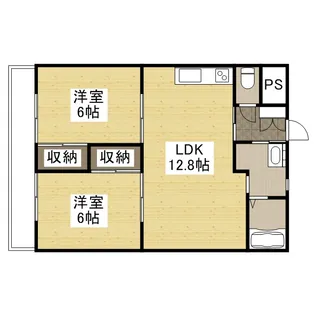 サンピア西原【1階】の間取り