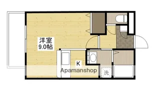 1Rの間取り画像