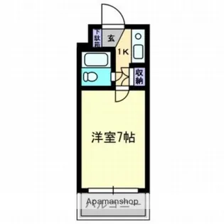 リベルテ矢野【4階】の間取り