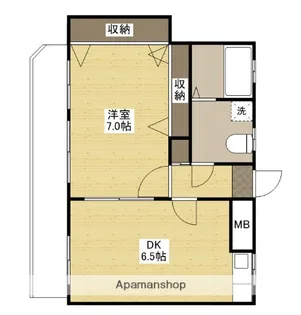 ニューホライズン松本【4階】の間取り