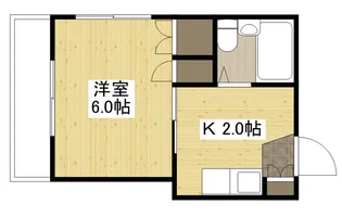 ジョイフル住吉【4階】の間取り
