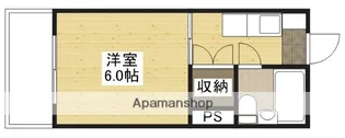 第2コーポ古屋【107号室】の間取り