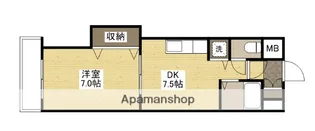 ミッションデルタ【5階】の間取り