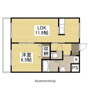 B・フォレスト【2階】の間取り
